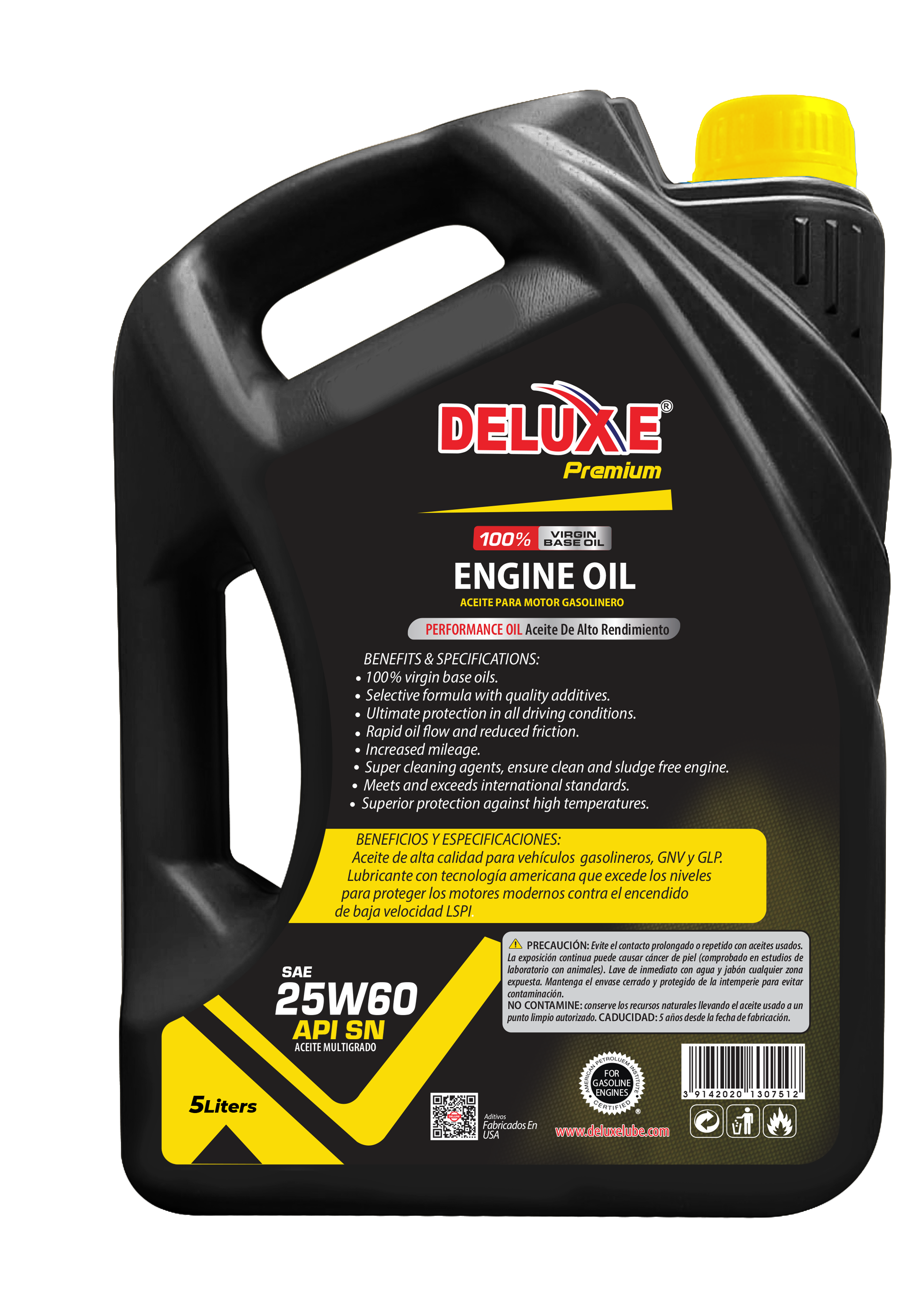 SAE 25W60 API SN 3.46L rear thumbnail